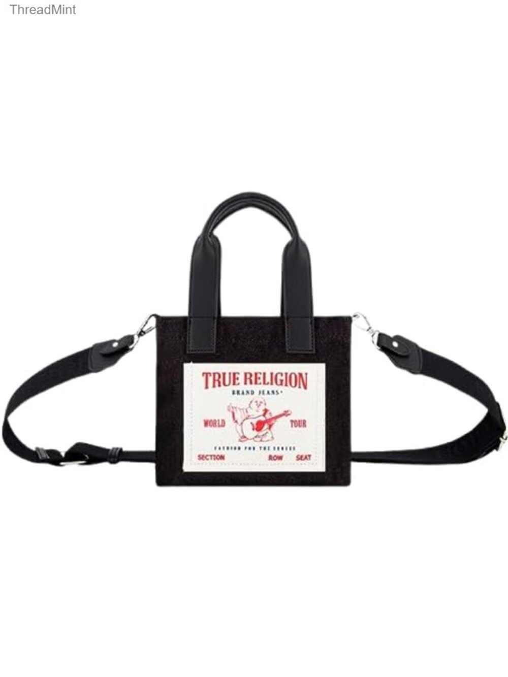 Canvas Tote Bag with Gold Hardware Adjustable Strap Travel Shoulder Purse